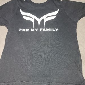 Black Tee Size 2T